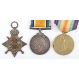 Great War Medal Pair Lincolnshire Regiment