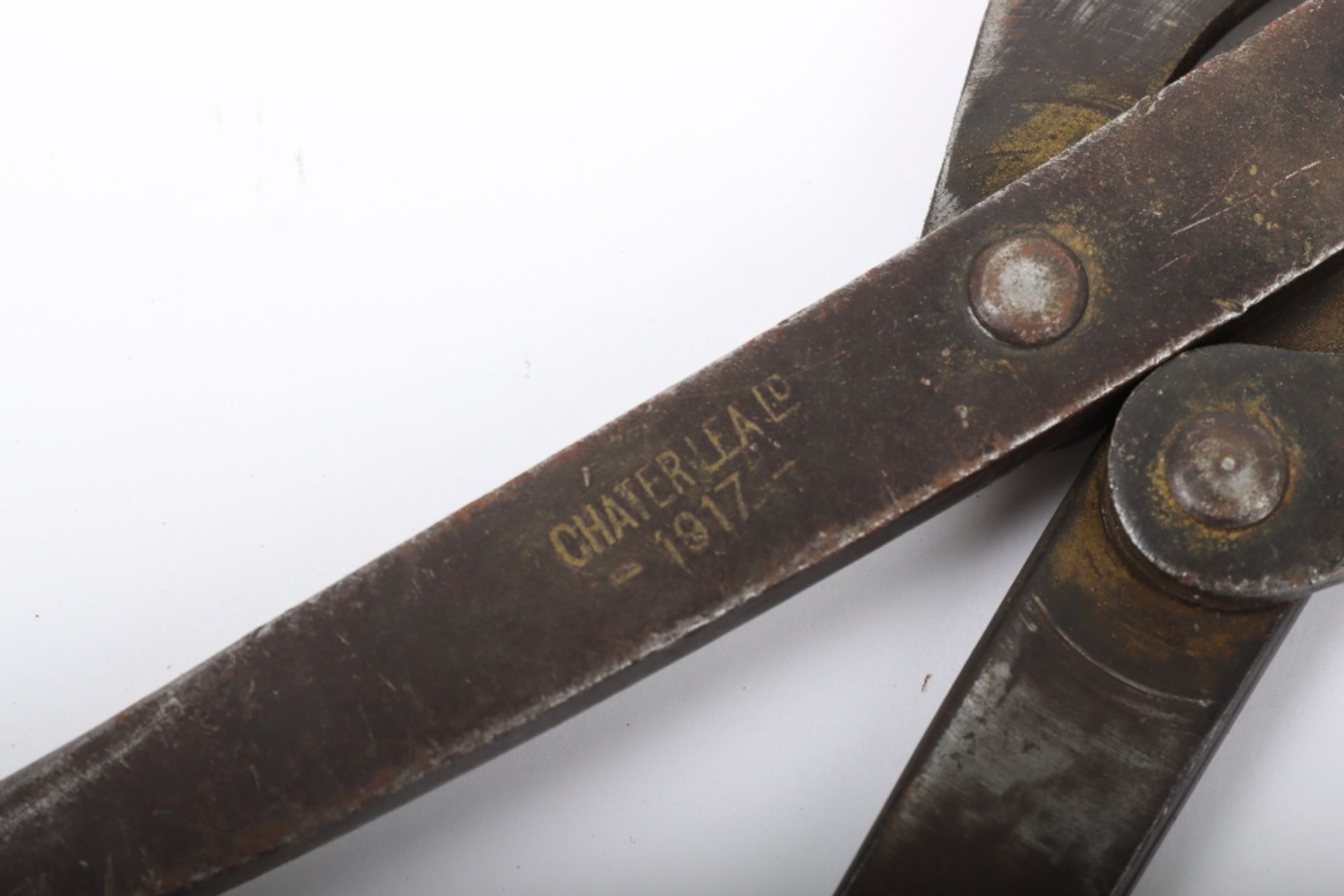WW1 British 1917 Dated Folding Wire Cutters - Image 7 of 9