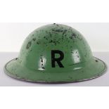 WW2 British Home Front Rescue Party Steel Helmet