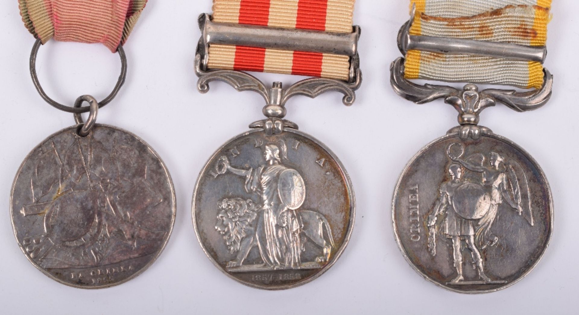 Victorian Crimean and Indian Mutiny Medal Group of Three Royal Welsh Fusiliers - Bild 11 aus 11