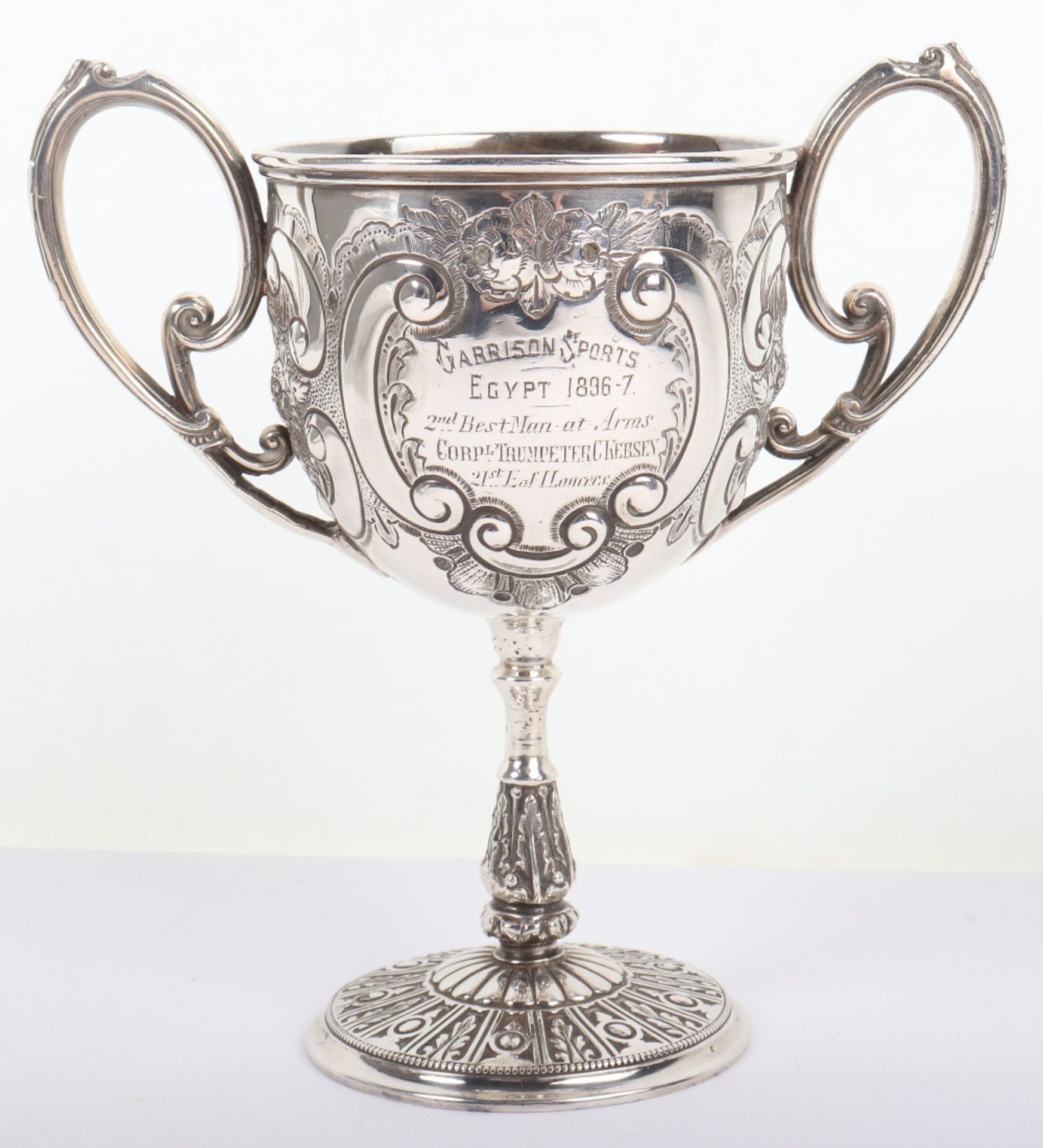 21st Empress of India Lancers Garrison Sports Cup Egypt 1896-7