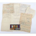 WW2 Campaign and Royal Naval Long Service Good Conduct Medal Group of Seven Master at Arms HMS Scyll