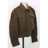 WW2 British Royal Army Ordnance Corps 24th Independent Brigade Group Battle Dress Blouse