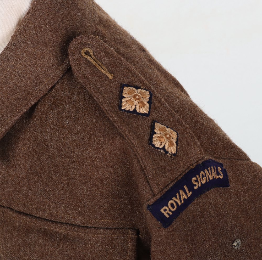 WW2 Royal Signals Officers Battle Dress Blouse - Image 2 of 13