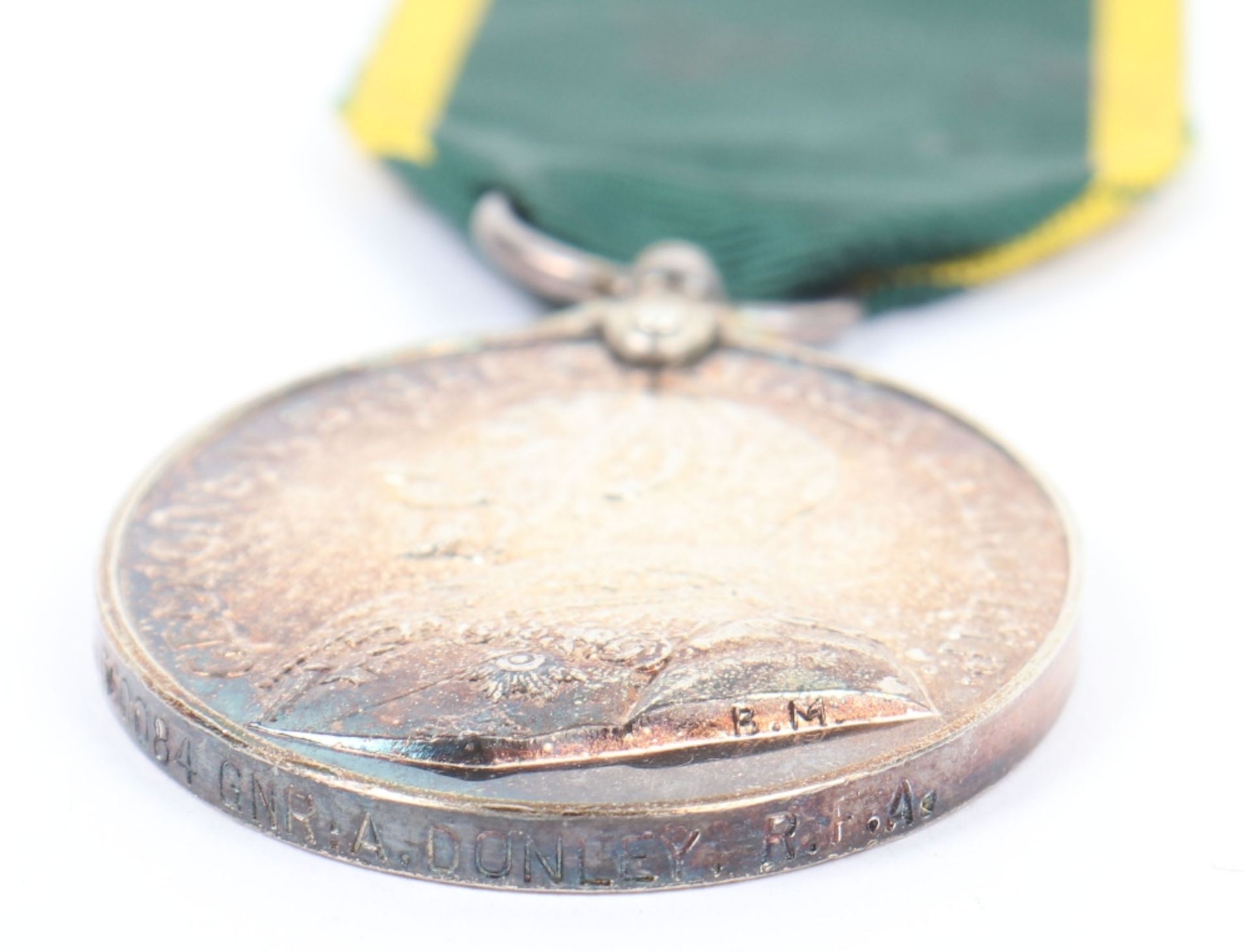 George V Territorial Force Efficiency Medal Royal Field Artillery - Image 2 of 3