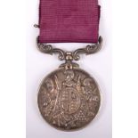 Victorian Army Long Service Good Conduct Medal 10th Division Coastal Battery Royal Artillery