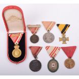 Grouping of Imperial Austrian Medals