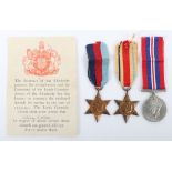WW2 Royal Navy Casualty Medal Group, HMS Gurkha, One of Four Ratings Casualties when the Ship was At