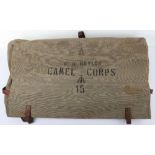 WW1 Australian Imperial Camel Corps Officers Travel Case, Attributed to Captain Frederick Henry Nayl