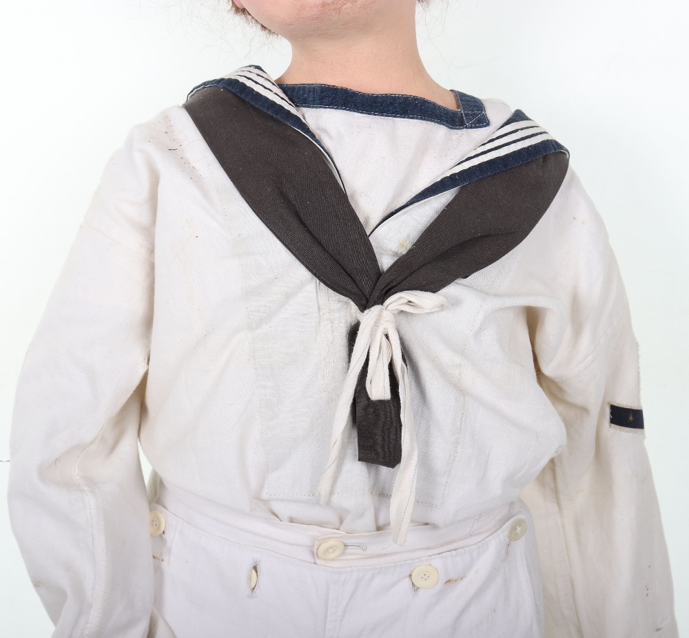 Edwardian / WW1 Period Royal Naval Uniform for a Child - Image 5 of 10