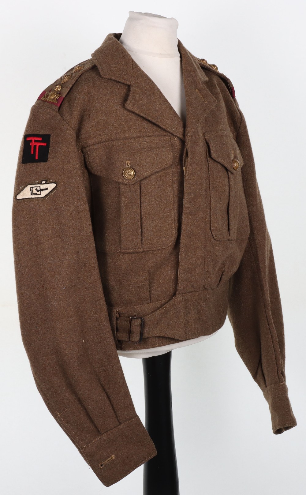 British 6th Battalion Royal Northumberland Fusiliers / 43rd Royal Tank Regiment (RTR) Battle Dress B