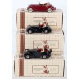 Three Minimarque white metal model cars