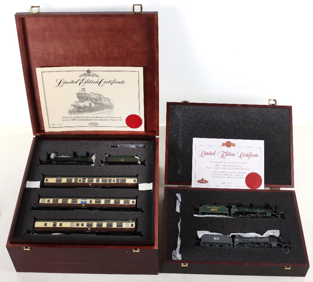 Two Bachmann 00 gauge Limited Edition sets