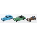 Three Dinky toys cars