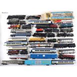 Collection of various 00 gauge locomotive and coaches