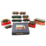 Hornby 0 Gauge Clockwork Boxed M1 Passenger Set