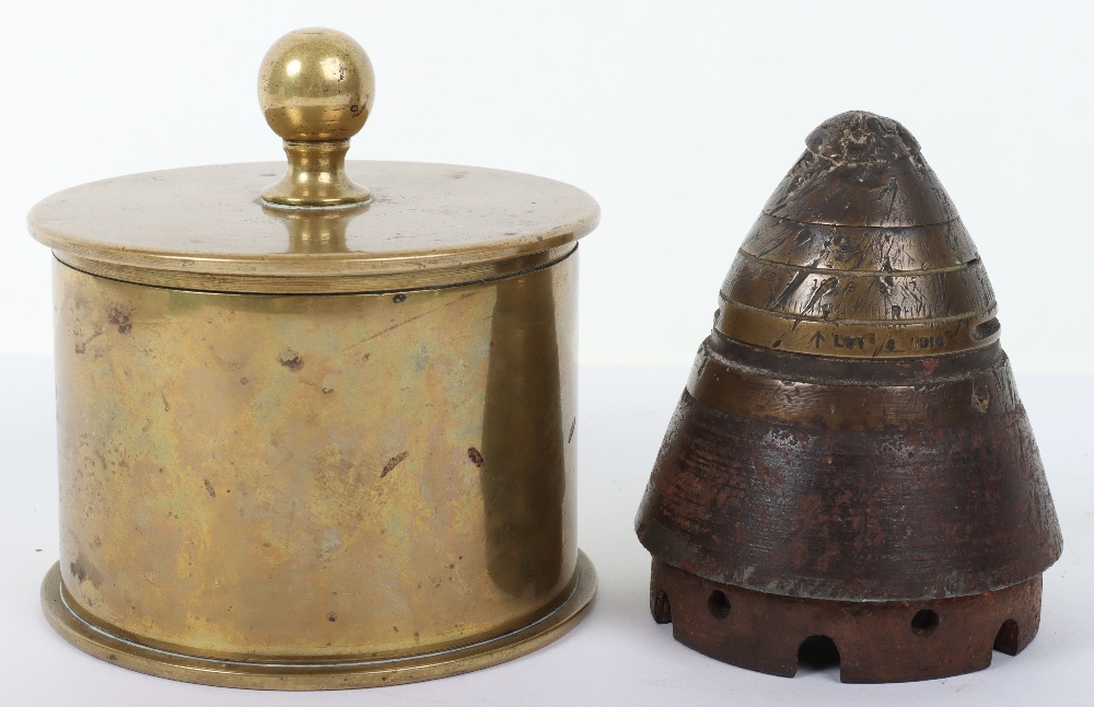 WW1 Trench Art Jar - Bild 2 aus 4