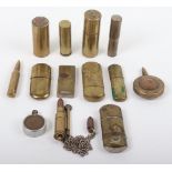 Interesting Collection of Trench Art Lighters