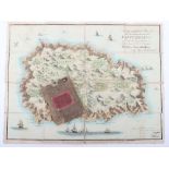 Geographical Plan of The Island & Forts of Saint Helena by Lieut R P Read and Retailed by Burgis & B