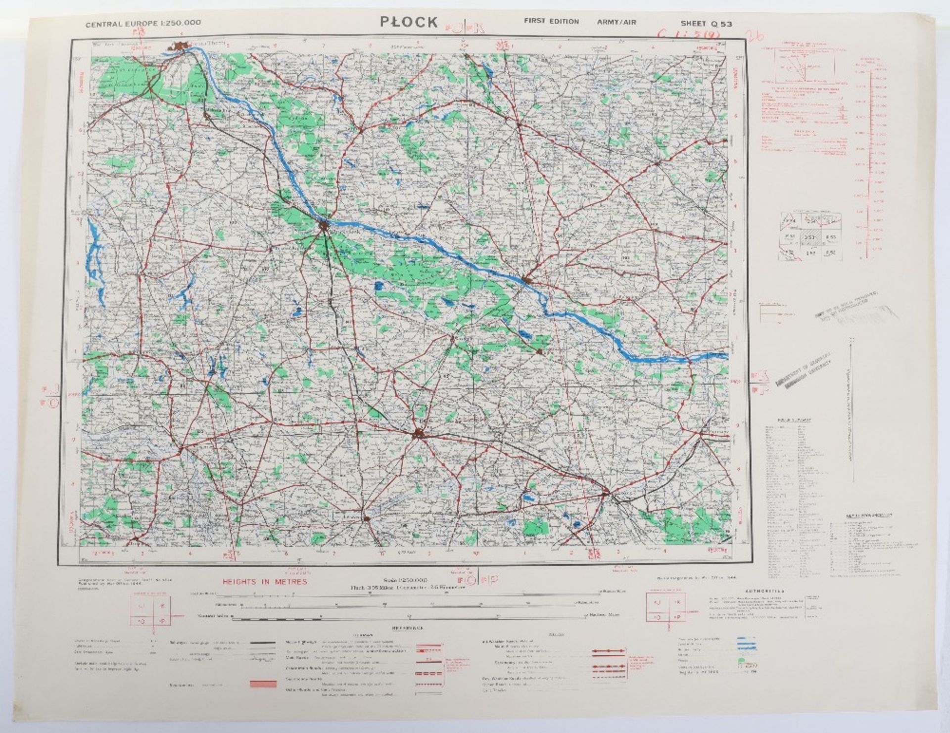 Maps, GSGS 4346 Central Europe & Belgium/France - Bild 2 aus 6