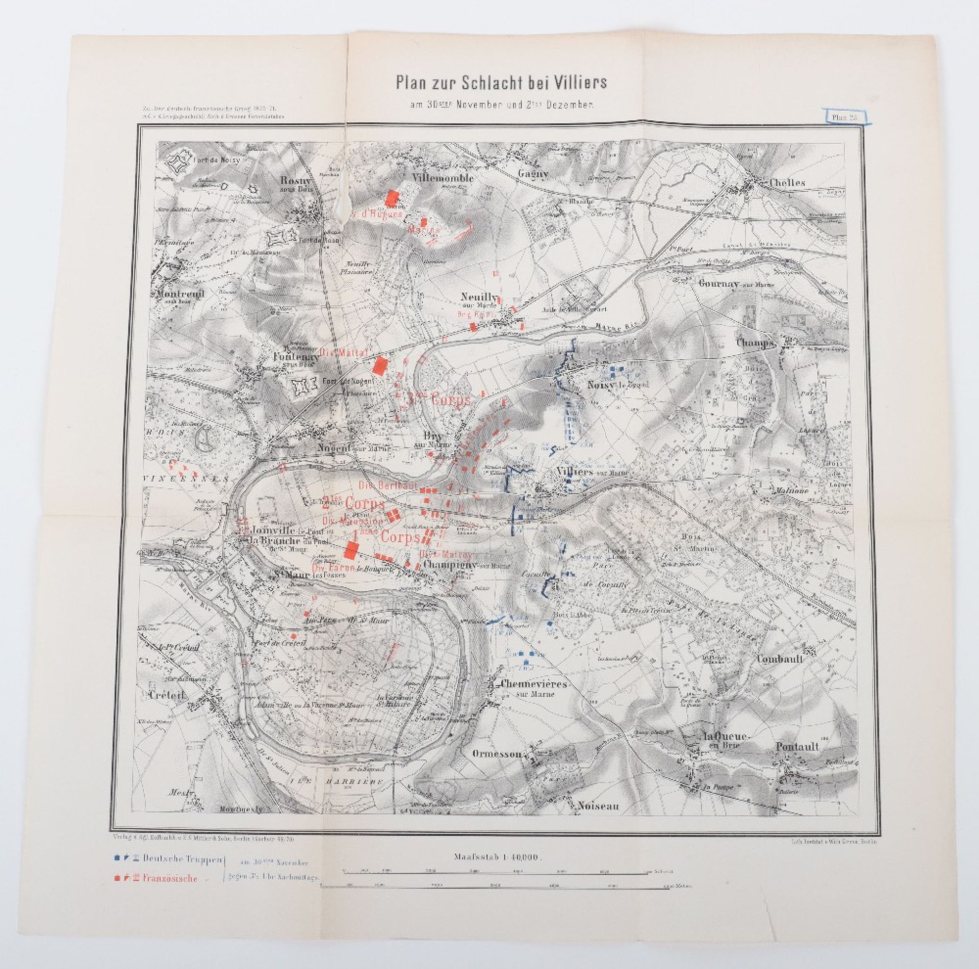 Collection of Maps Relating to the Franco-Prussian War - Bild 10 aus 20