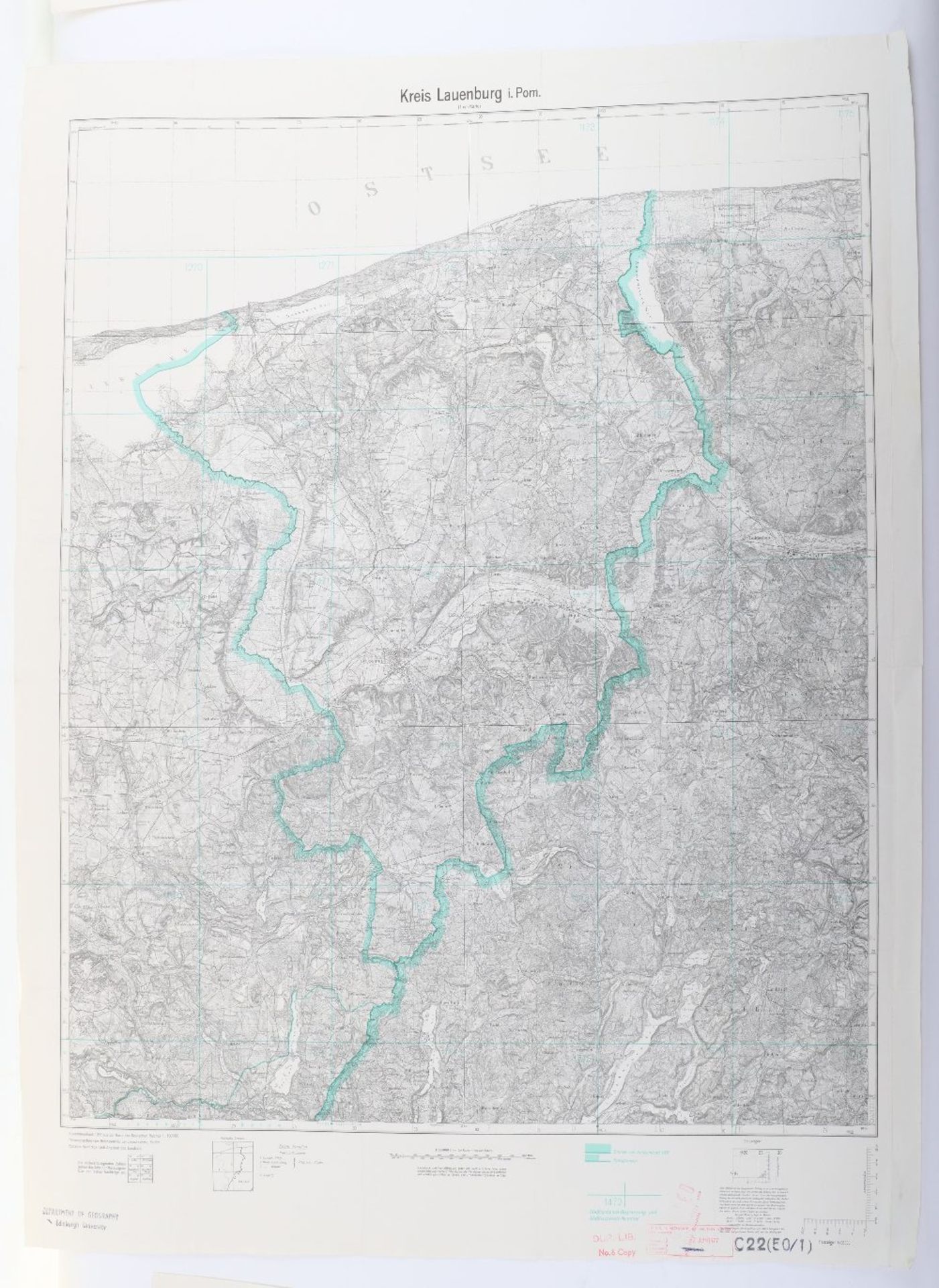Maps, Zusamendruck aus der Karte des Deutschen Reich - Bild 6 aus 28