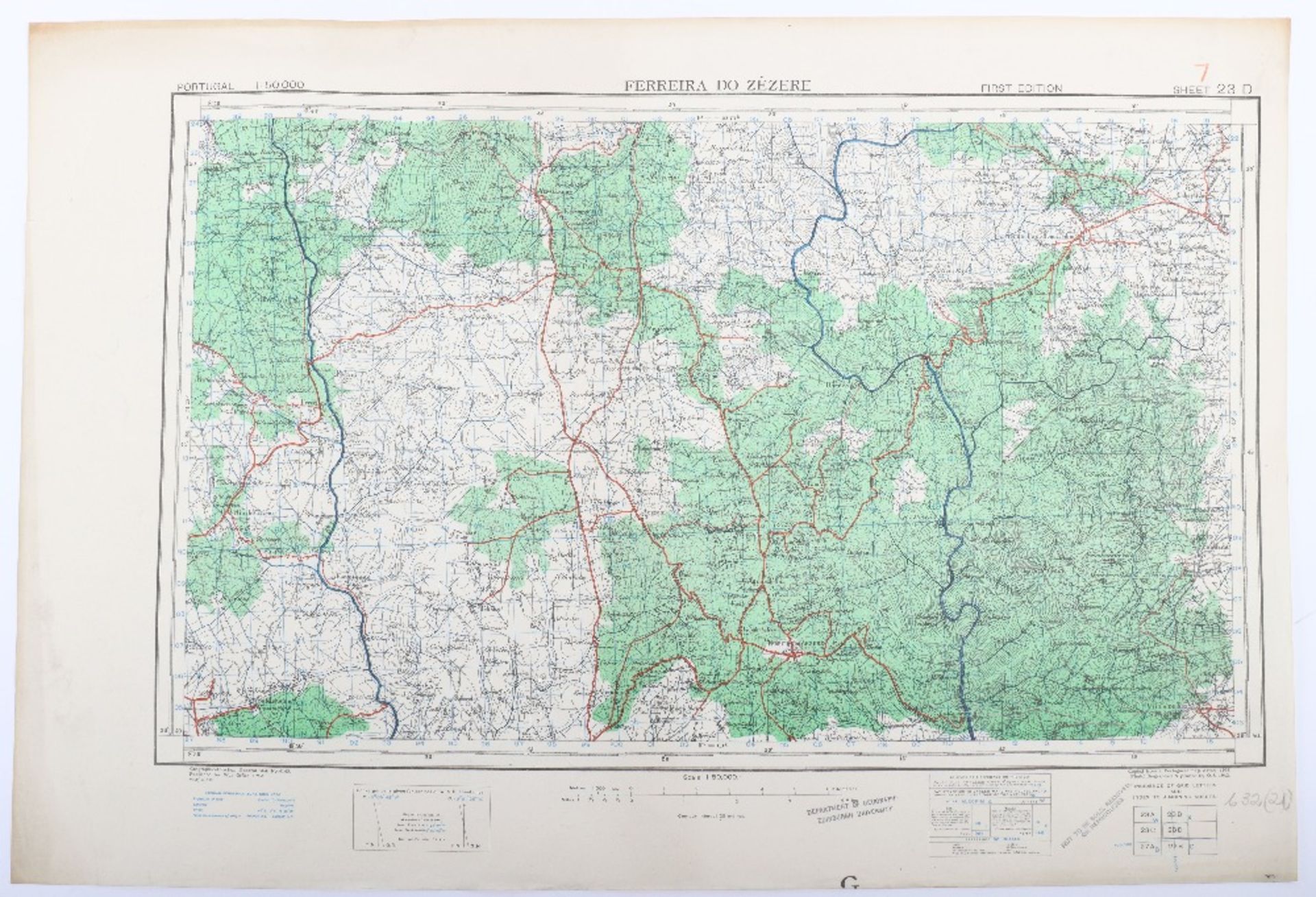 Maps GSGS 4145 1:50K Portugal 1942 - Bild 4 aus 4