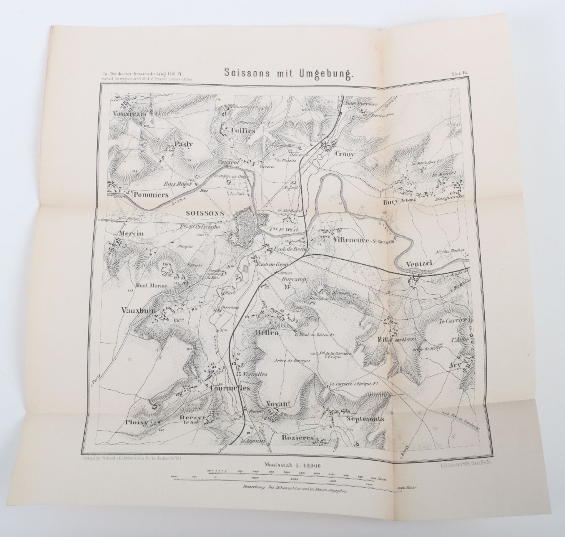 Collection of Maps Relating to the Franco-Prussian War - Bild 12 aus 20