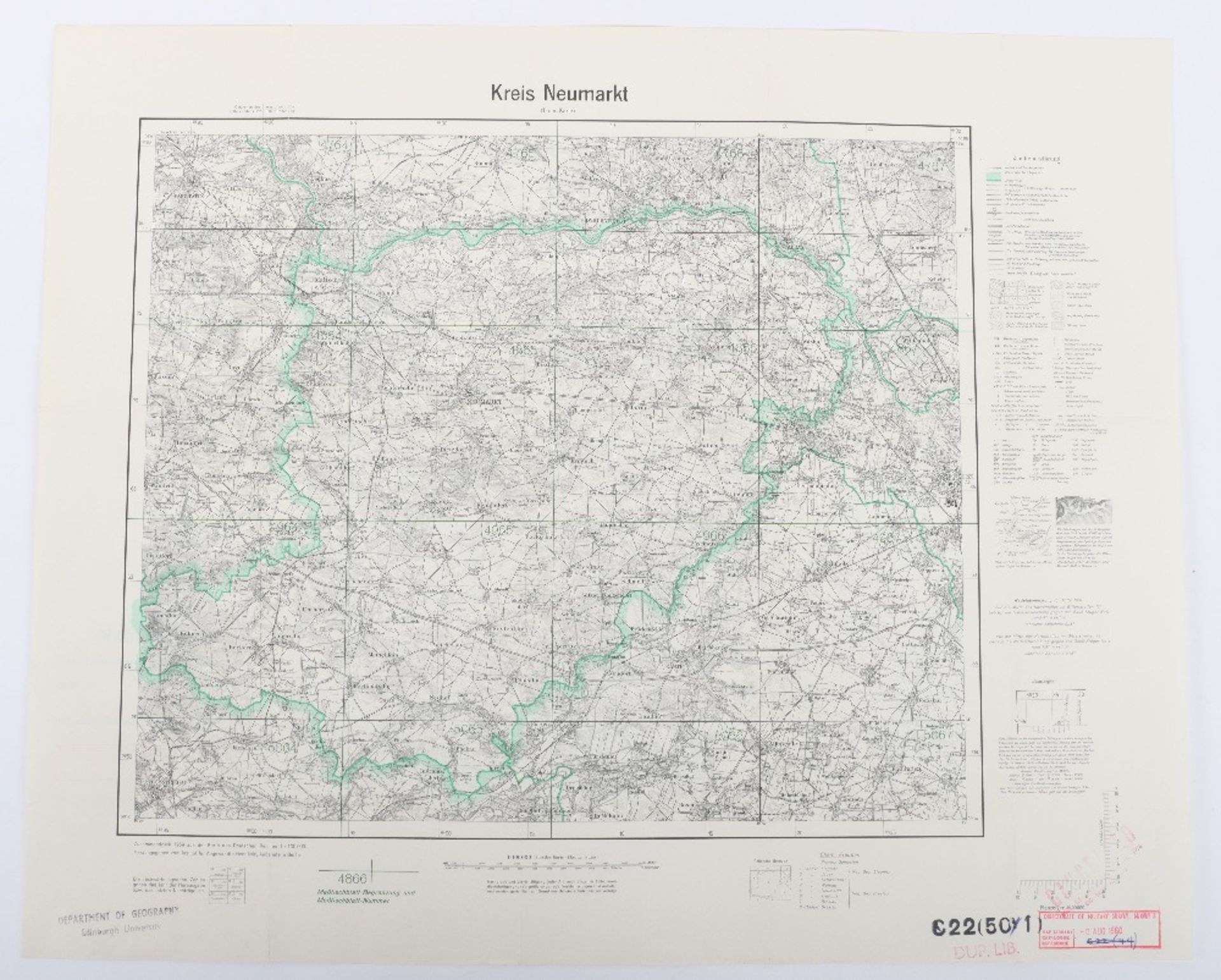 Maps, Zusamendruck aus der Karte des Deutschen Reich - Bild 13 aus 28