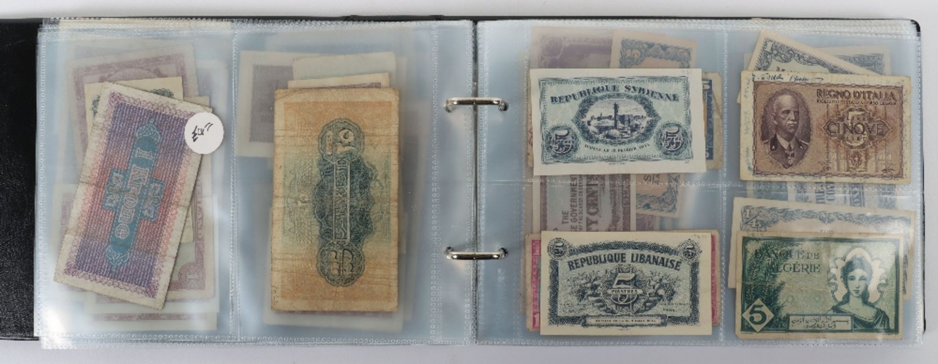 Fascinating Collection of Mainly Wartime Occupation Currency, - Bild 9 aus 32