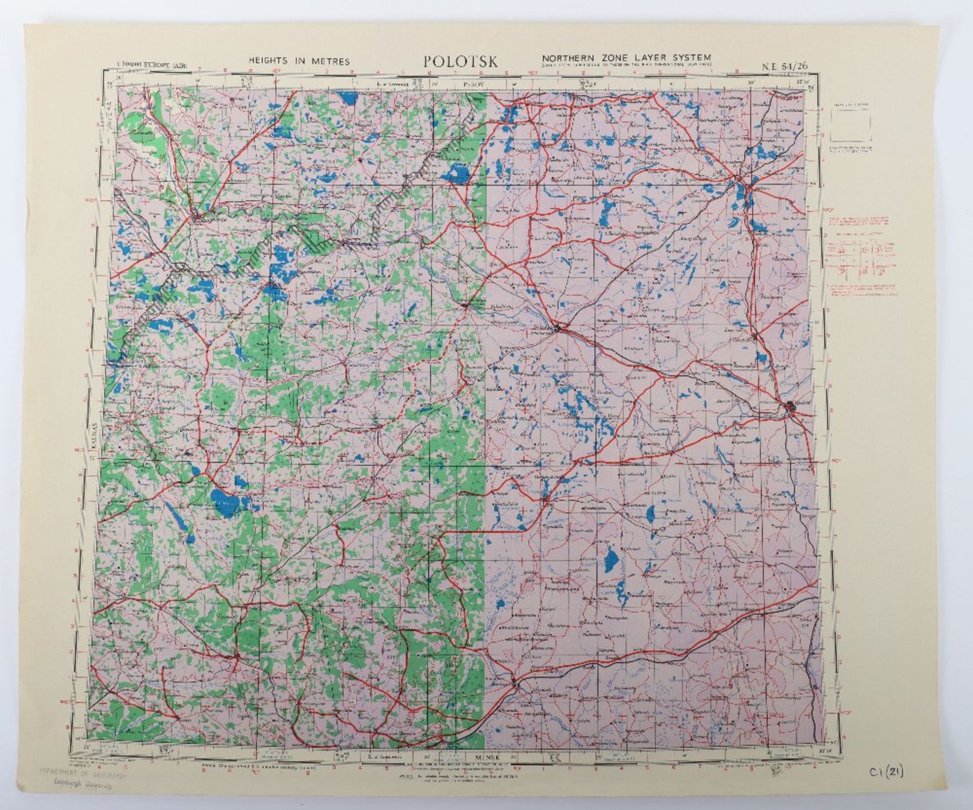 Maps, GSGS4072 Europe (Air) 1:500K. WWII Period - Bild 3 aus 11