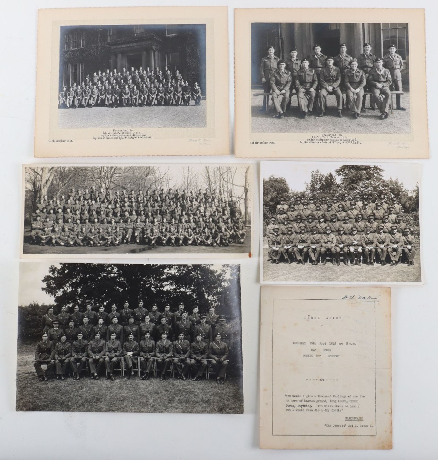 Exceptionally Important Ephemera, Photographs and Medals to Captain (temporary Major) acting Lieuten - Image 22 of 24