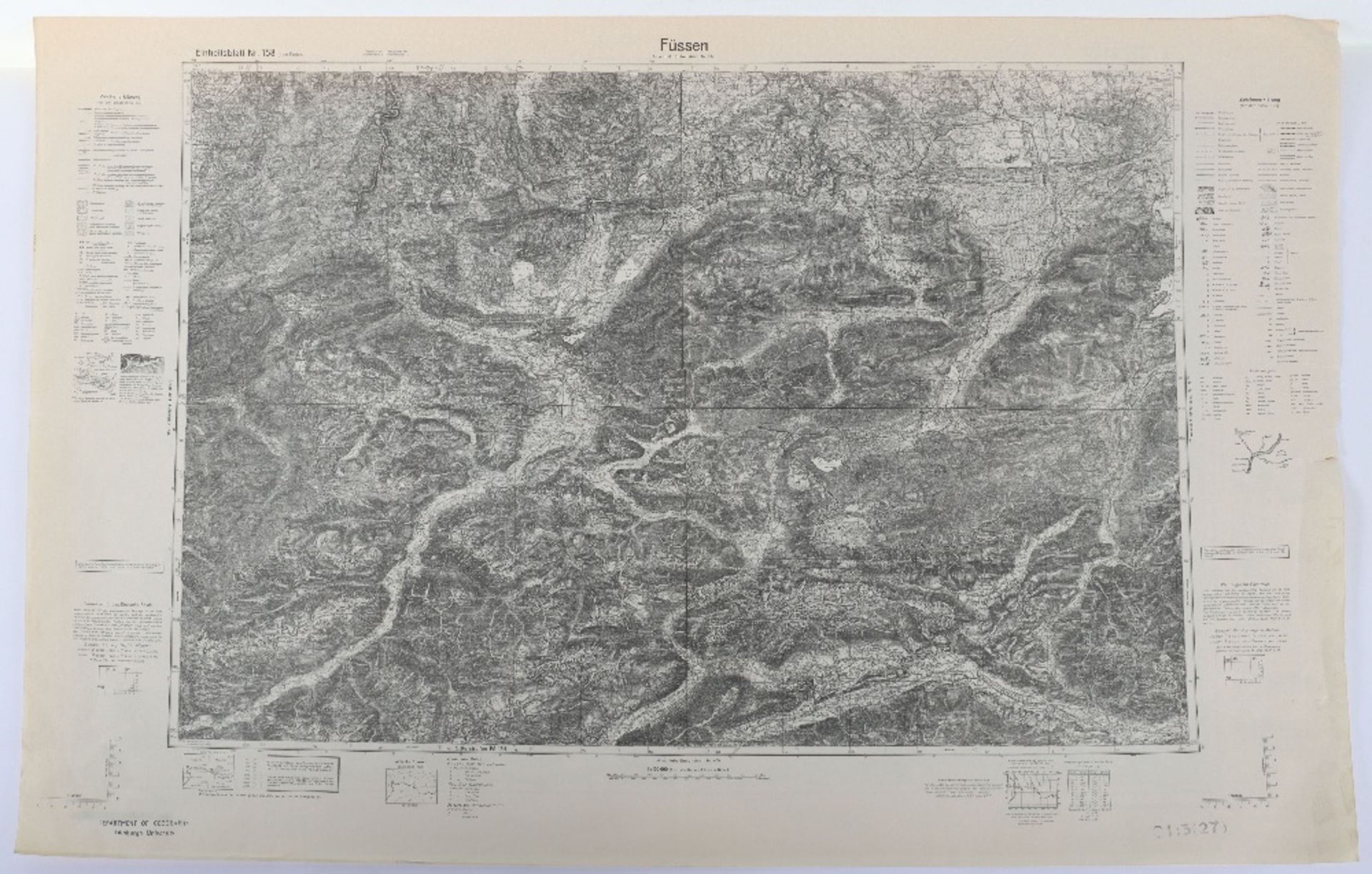 Maps, Einheitsblatt, Sonderausgabe 1:100K WW2 Period - Bild 6 aus 6