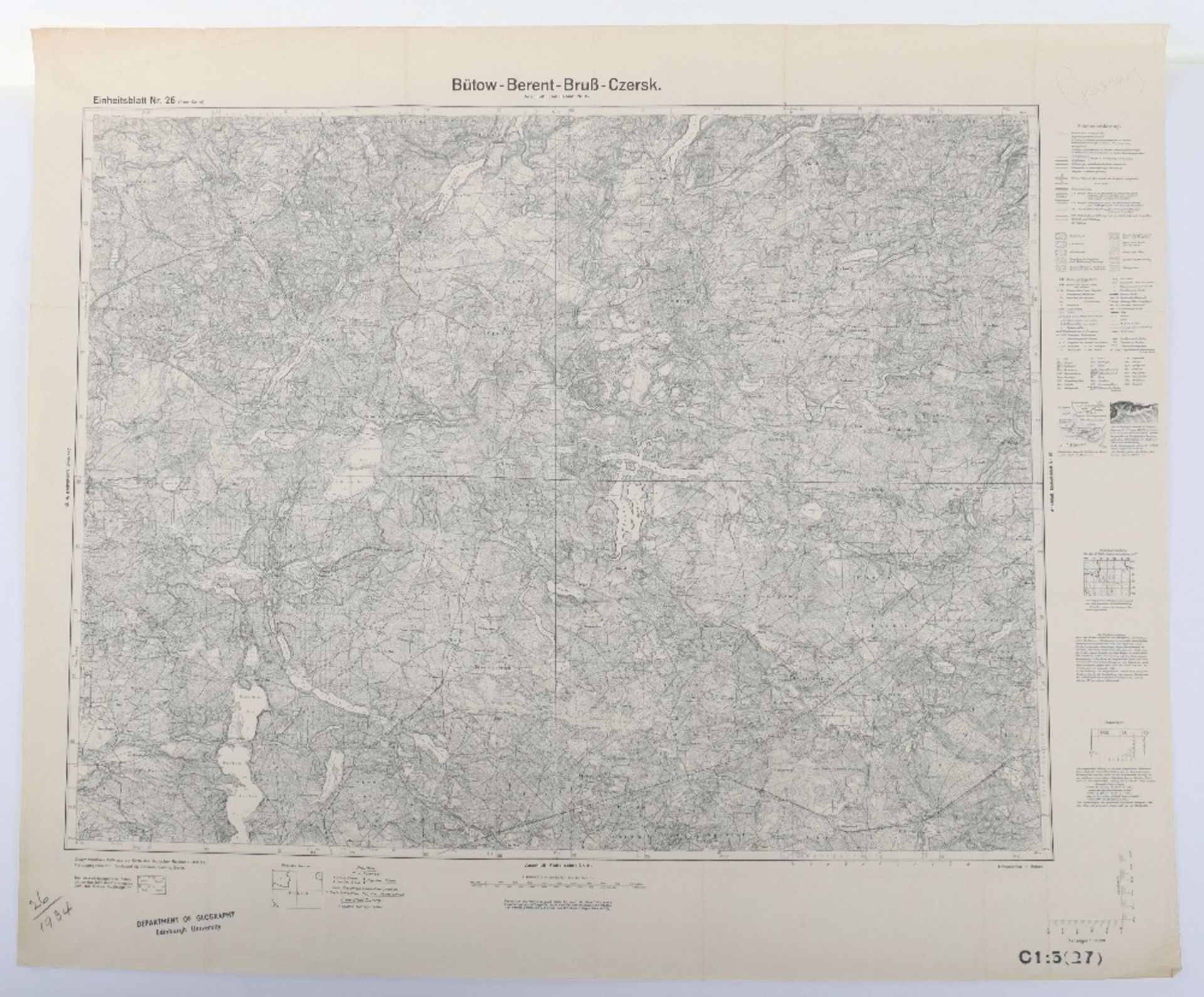 Maps, Einheitsblatt, Sonderausgabe 1:100K WW2 Period - Bild 5 aus 6