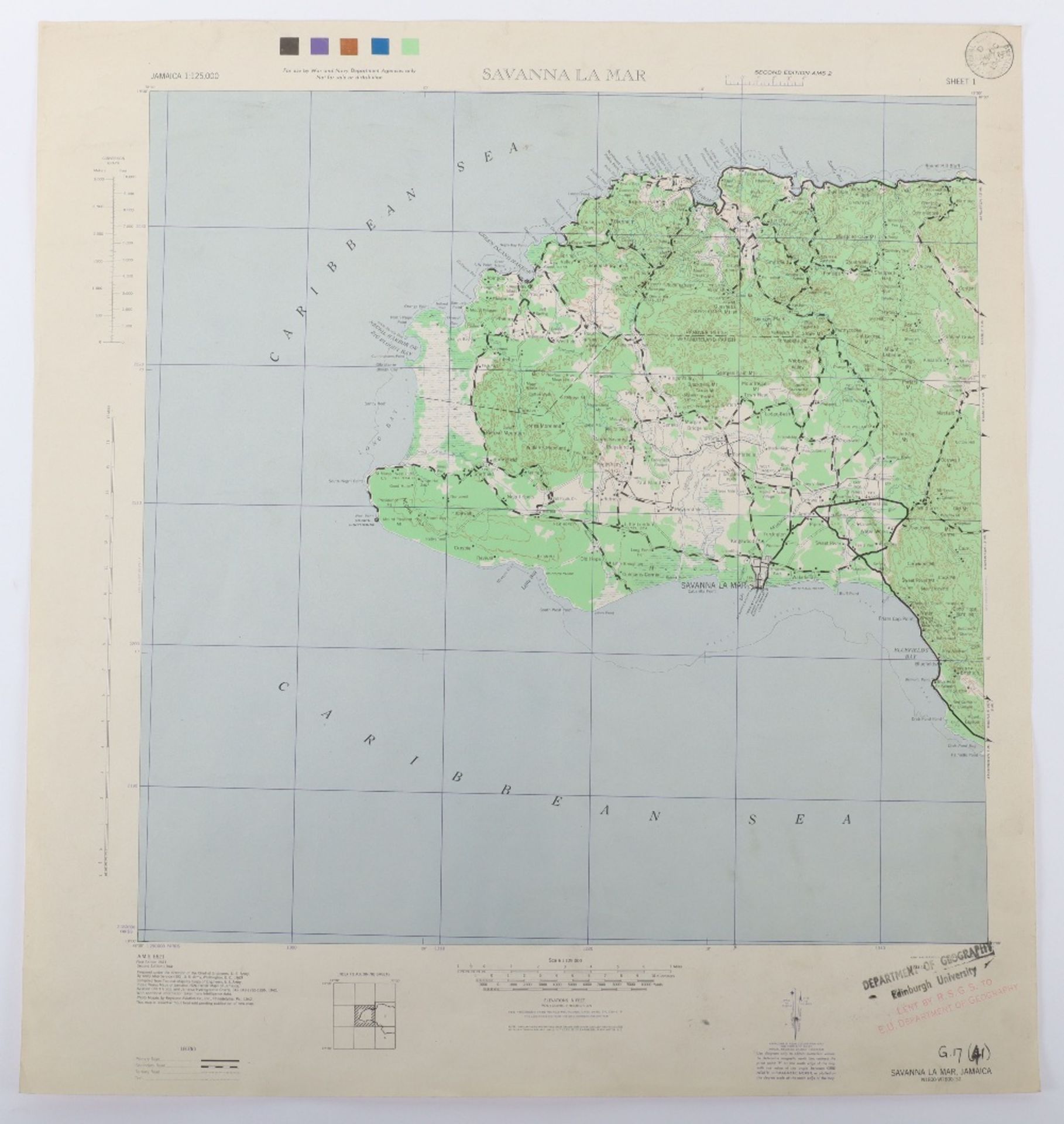 Set of 16 Maps of Jamaica - Bild 2 aus 9
