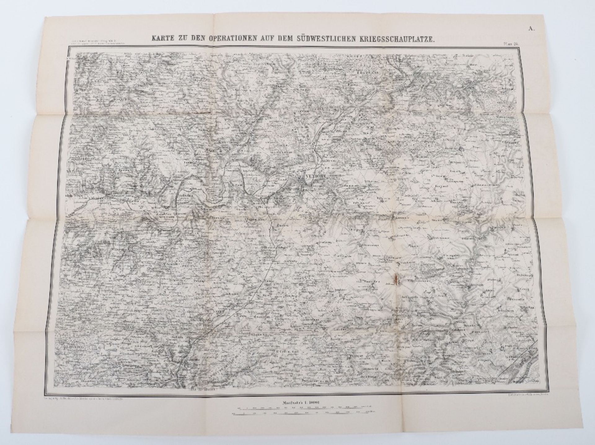 Collection of Maps Relating to the Franco-Prussian War - Bild 17 aus 20