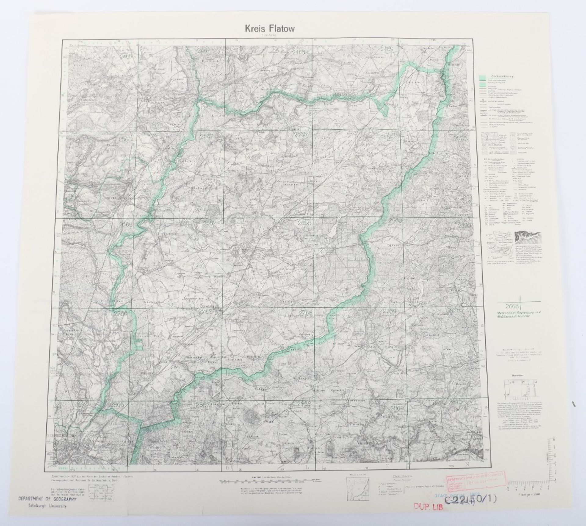 Maps, Zusamendruck aus der Karte des Deutschen Reich - Bild 26 aus 28
