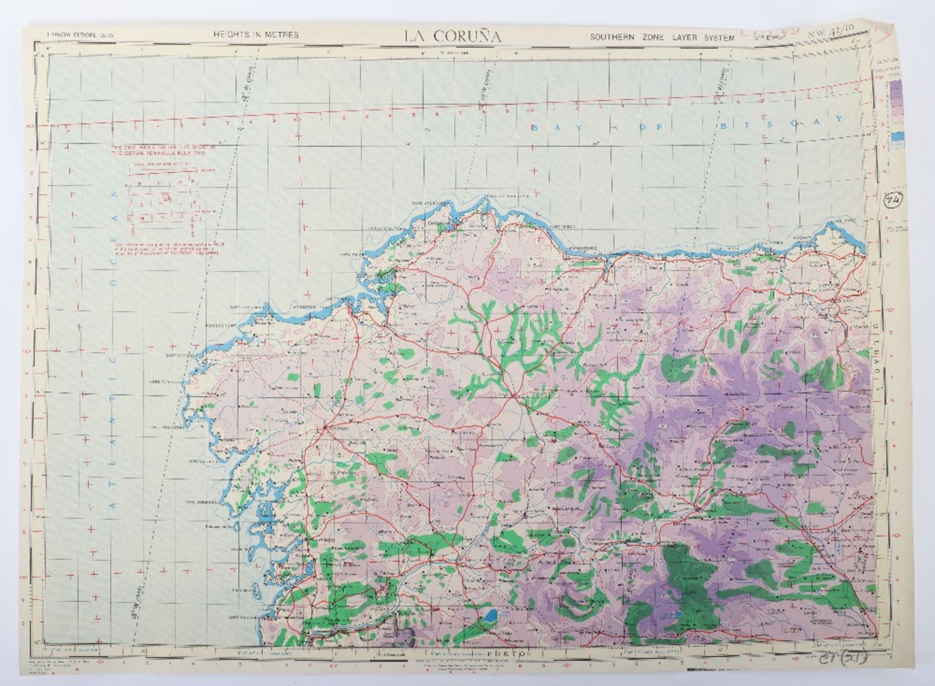 Maps, GSGS4072 Europe (Air) 1:500K. WWII Period - Bild 6 aus 11