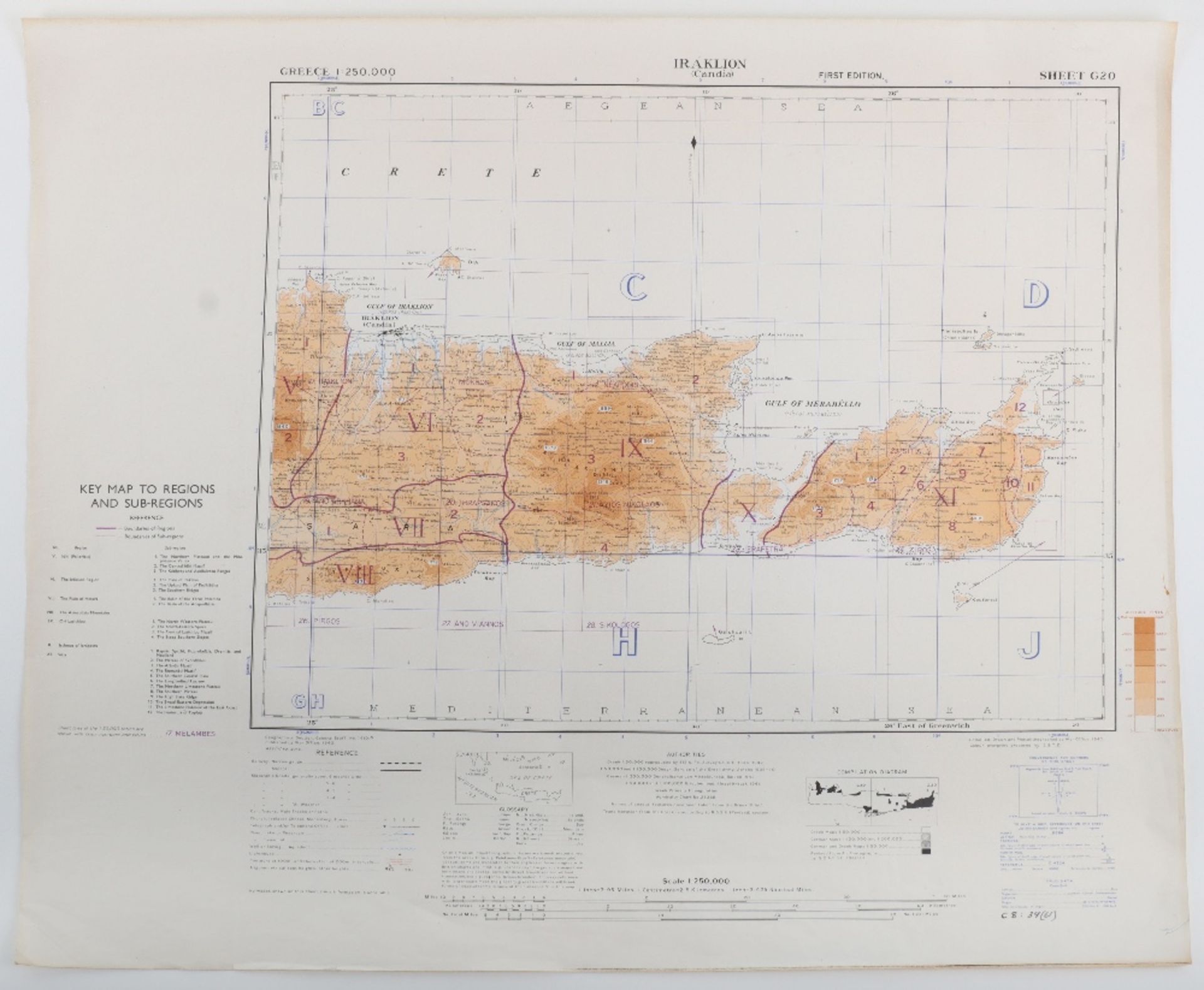 Maps Greece, WW2 Period - Bild 7 aus 7