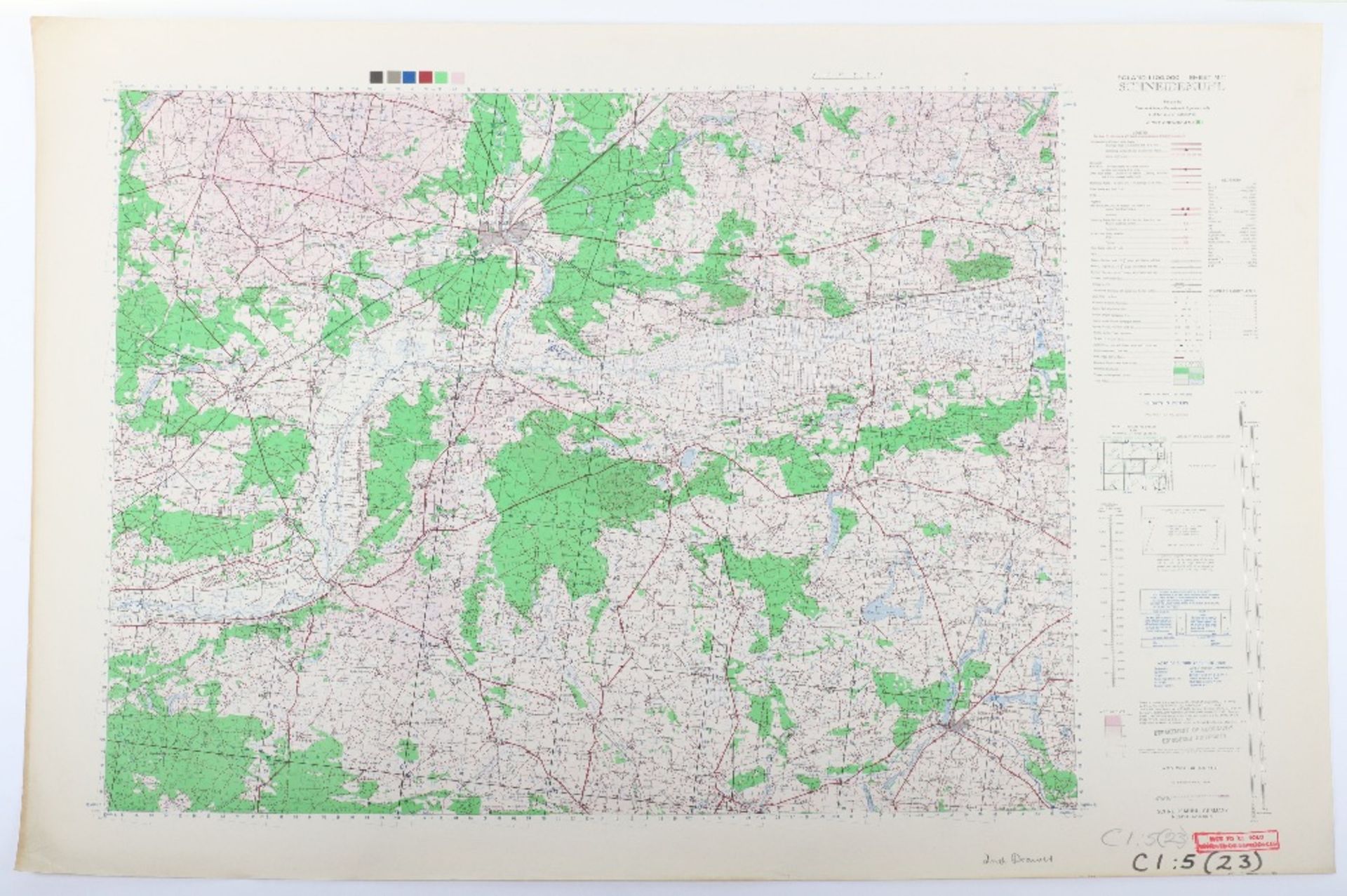 Maps, AMS M641 WW2 Period Poland, - Image 3 of 3