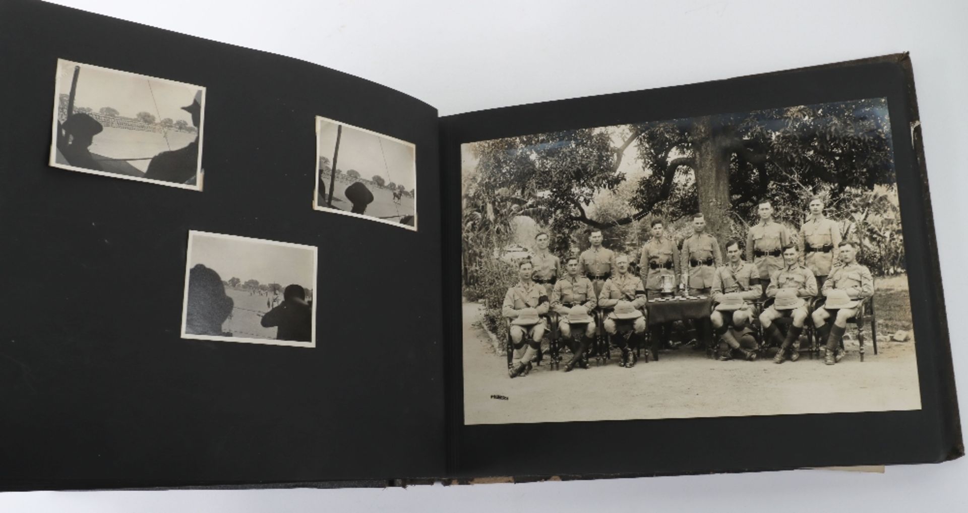 1930’s Dorsetshire Regiment Photograph Album in India and North West Frontier - Image 2 of 12