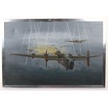 Maurice Gardiner Oil Painting “Air Battle of the Ruhr”