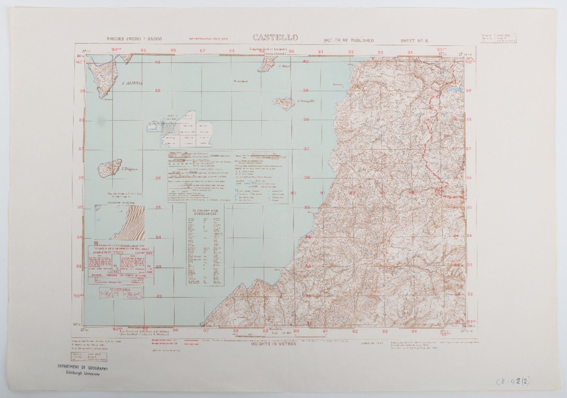 Maps Greece, WW2 Period - Bild 2 aus 7