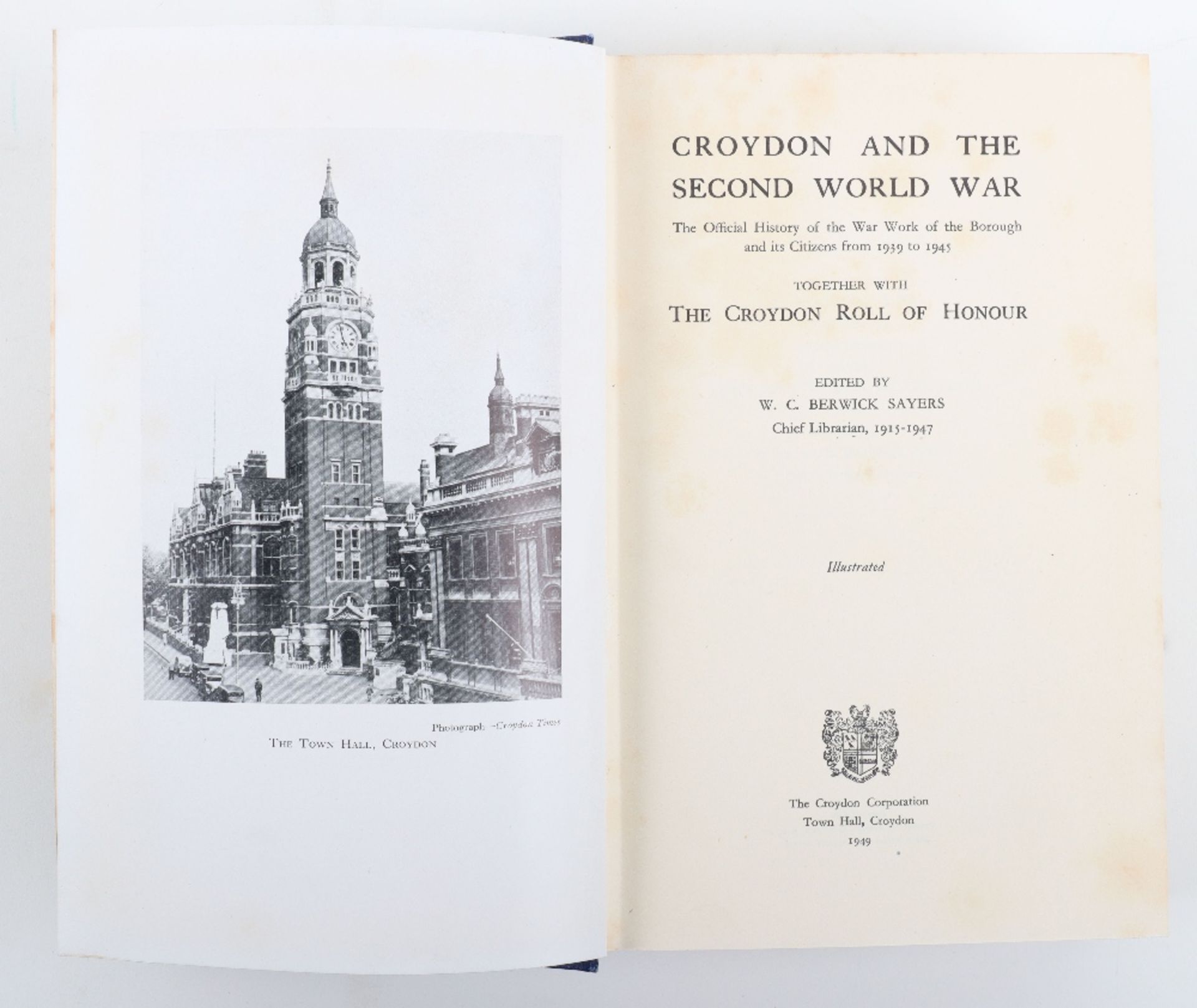 Croydon and the Great War. 1st Edition 1920 - Image 3 of 5