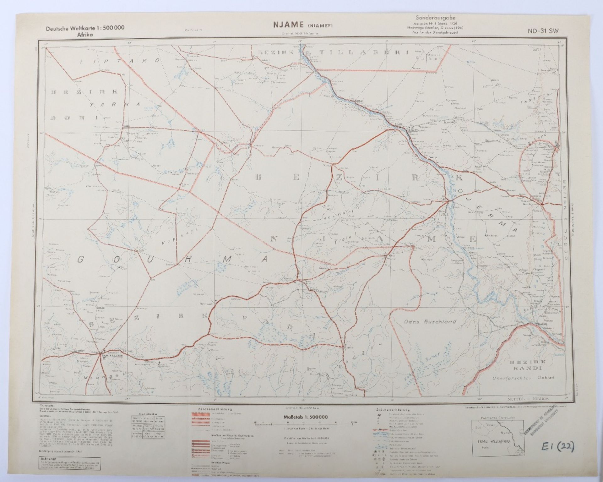 Collection of German Maps, Sonderausgabe VIII 1941 Etc - Image 3 of 9