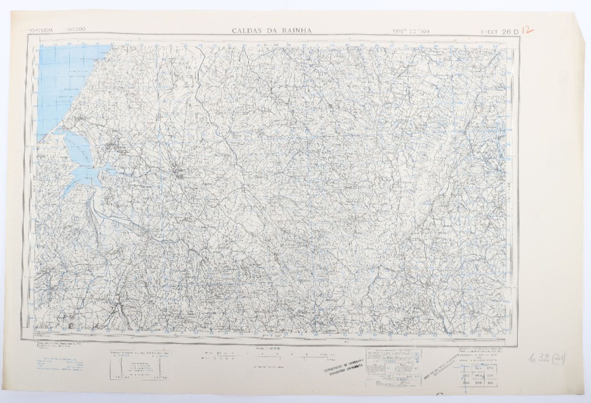 Maps GSGS 4145 1:50K Portugal 1942 - Bild 2 aus 4