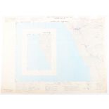 WW2 Havre De Portbail, Original Secret paper Map 20th May 1944