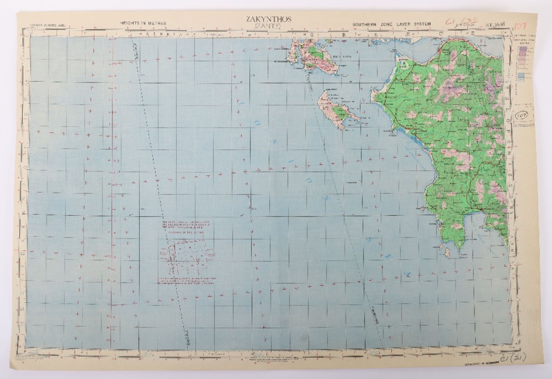 Maps, GSGS4072 Europe (Air) 1:500K. WWII Period - Bild 4 aus 11