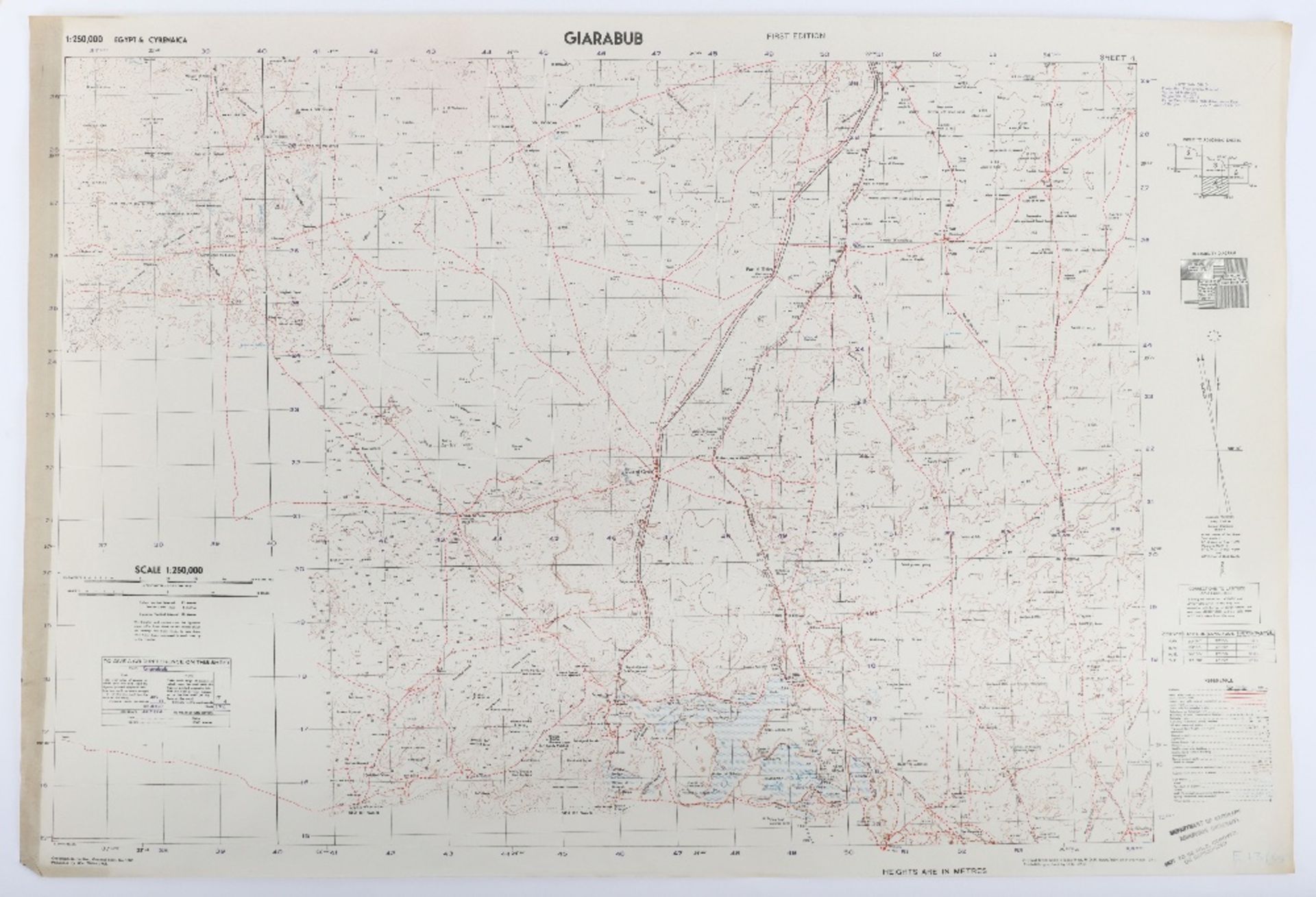 Maps GSGS4386 Egypt 1:250K WW2 Period - Bild 7 aus 8