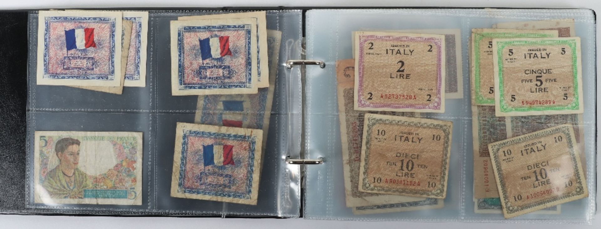 Fascinating Collection of Mainly Wartime Occupation Currency, - Bild 3 aus 32